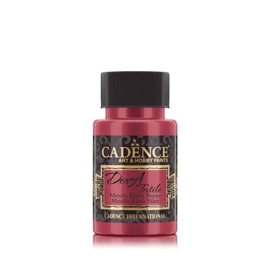Cadence Dora Metalik Kumaş Boyası 1133 Kırmızı 50ml