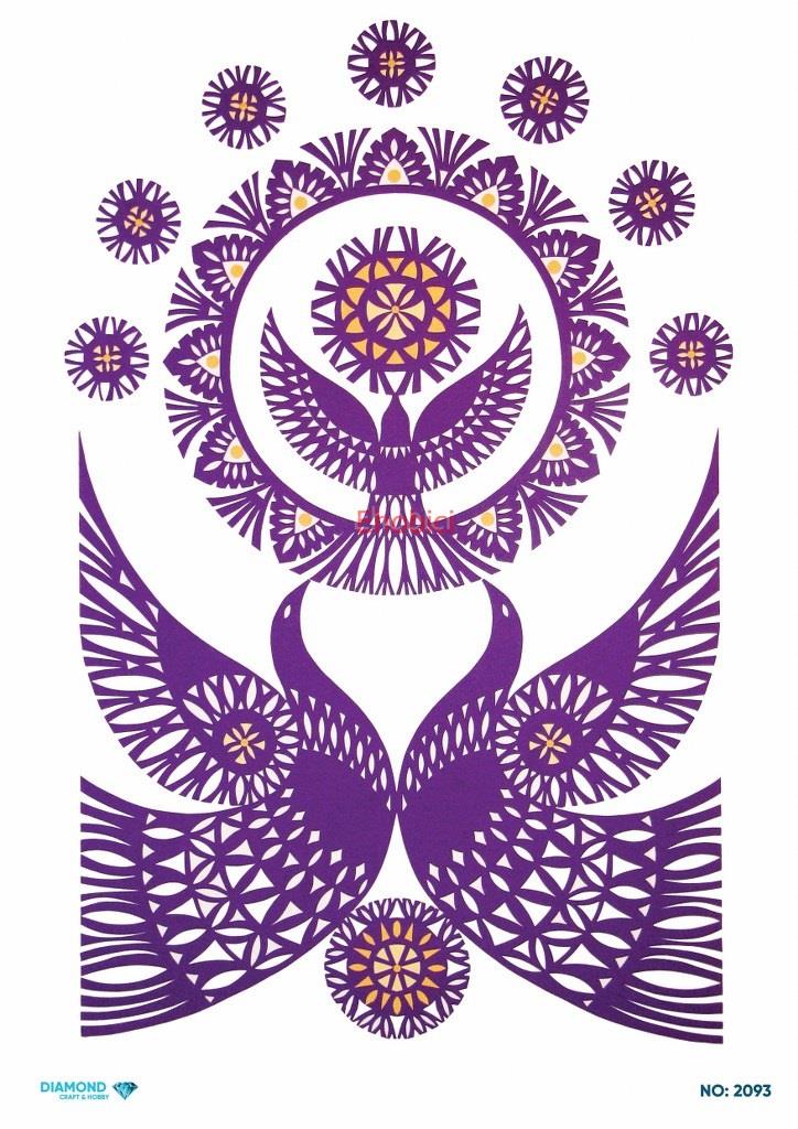 Diamond Pirinç Dekopaj Kağıdı - 2093