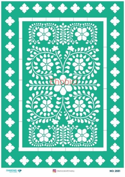 Diamond Pirinç Dekopaj Kağıdı - 2551