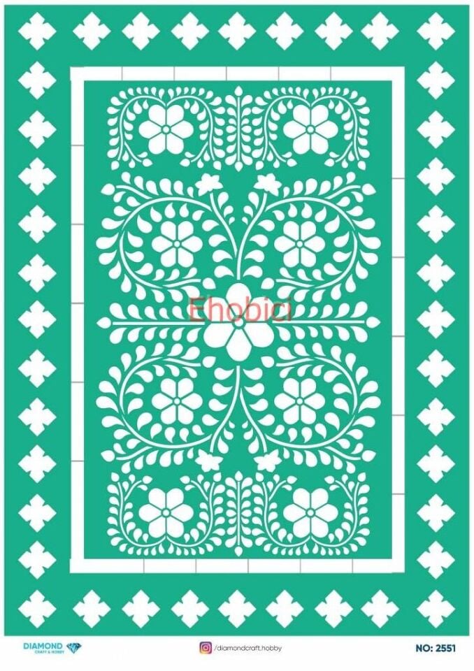 Diamond Pirinç Dekopaj Kağıdı - 2551