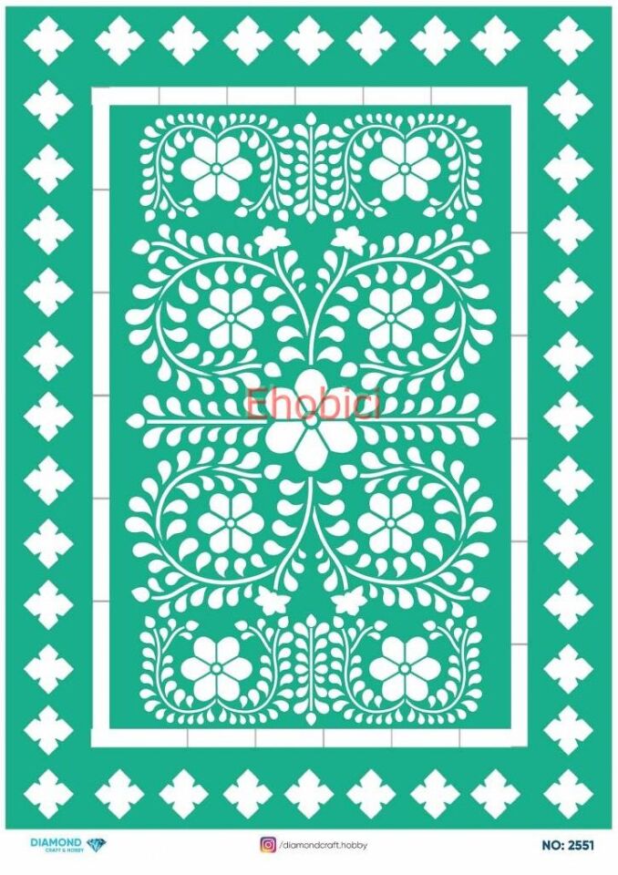 Diamond Pirinç Dekopaj Kağıdı - 2551