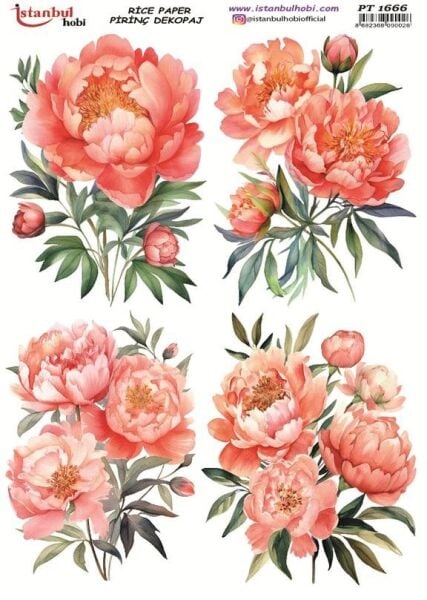 Pirinç Dekopaj Kağıdı 30x42cm PT-1666