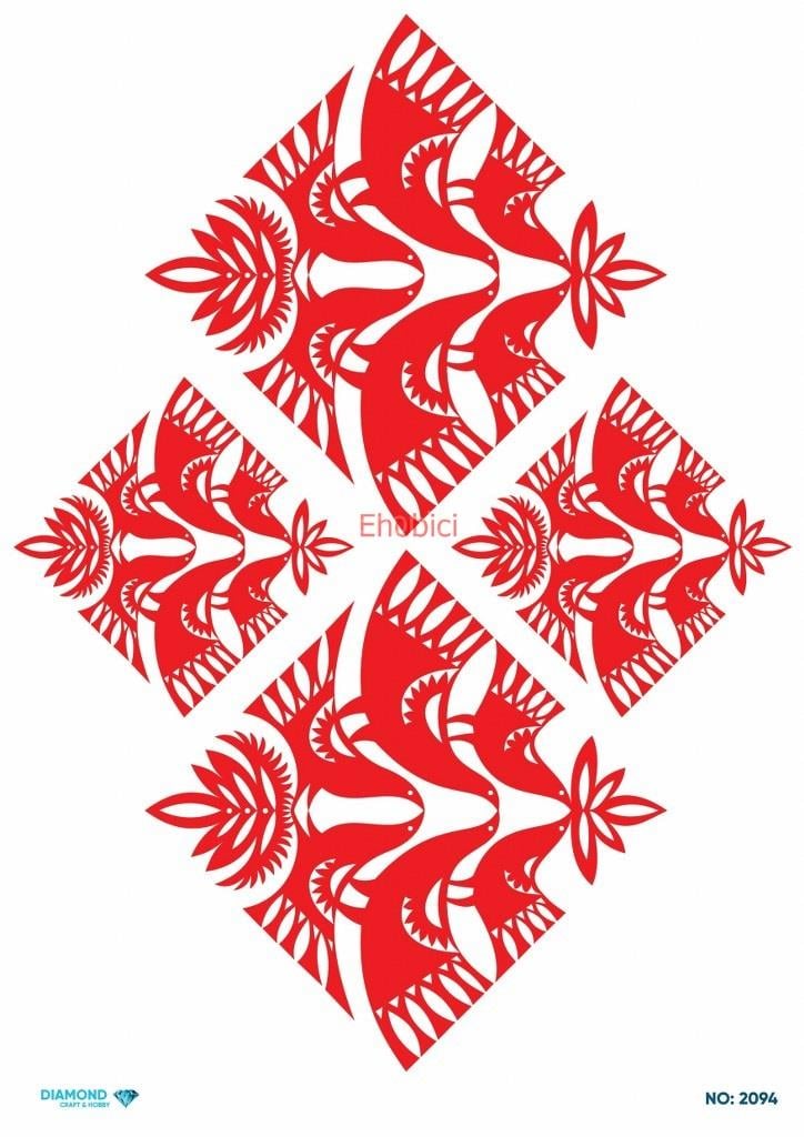 Diamond Pirinç Dekopaj Kağıdı - 2094