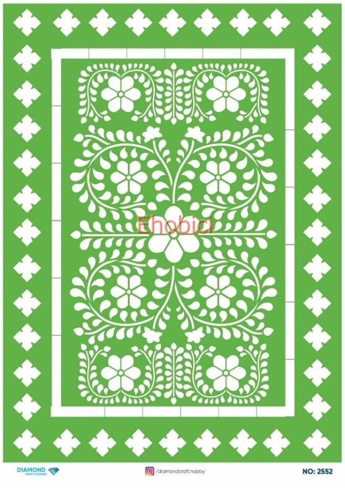 Diamond Pirinç Dekopaj Kağıdı - 2552