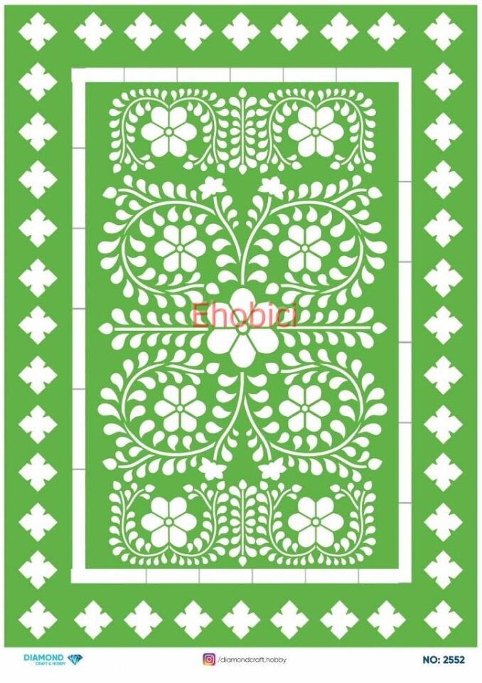 Diamond Pirinç Dekopaj Kağıdı - 2552