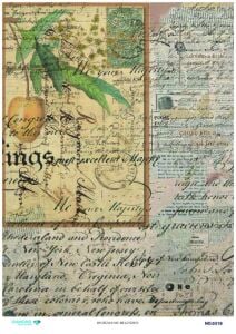 Diamond Pirinç Dekopaj Kağıdı - 5318