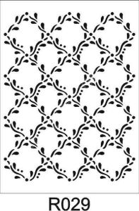 Duvar Dekor Stencil Şablon (40x40) R-029