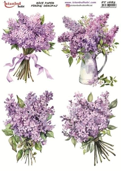 Pirinç Dekopaj Kağıdı 30x42cm PT-1685