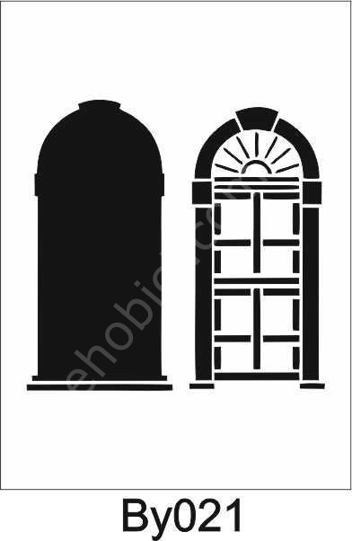 Boyutlu Desen Stencil Şablon (20x20) BY-021
