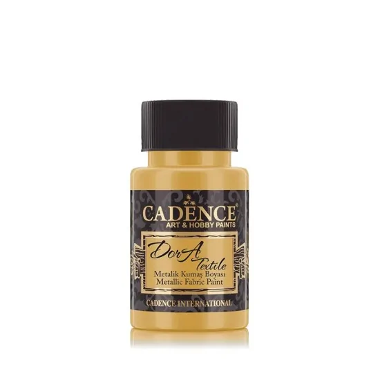 Cadence Dora Metalik Kumaş Boyası 1136 Altın 50ml