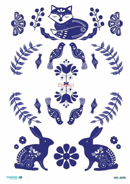 Diamond Pirinç Dekopaj Kağıdı - 2095