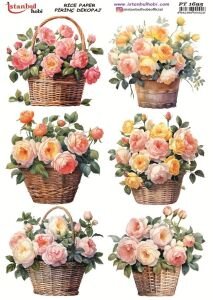 Pirinç Dekopaj Kağıdı 30x42cm PT-1695