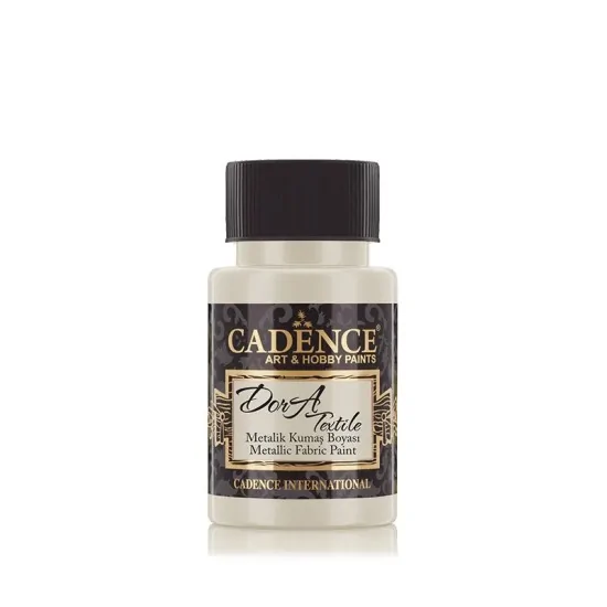 Cadence Dora Metalik Kumaş Boyası 1137 Platin 50ml