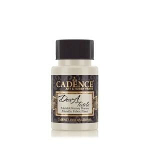 Cadence Dora Metalik Kumaş Boyası 1137 Platin 50ml