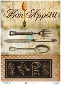 Diamond Pirinç Dekopaj Kağıdı - 3470