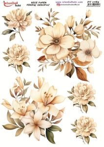 Pirinç Dekopaj Kağıdı 30x42cm PT-1785