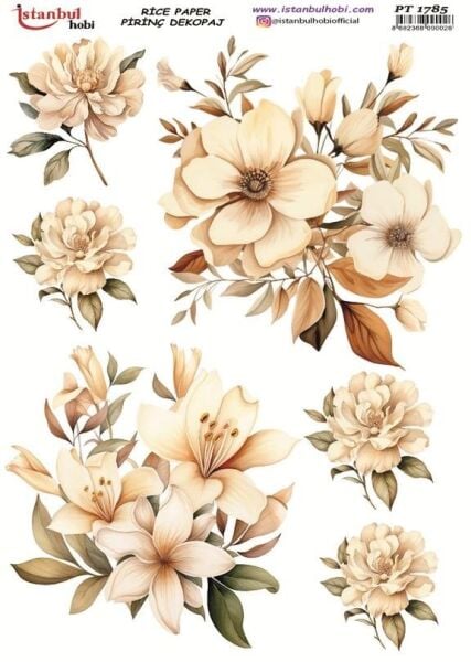 Pirinç Dekopaj Kağıdı 30x42cm PT-1785