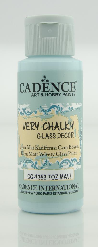 Cadence Very Chalky Glass CG-1353 Toz Mavi