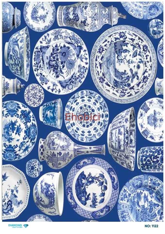 Diamond Pirinç Dekopaj Kağıdı - 1122