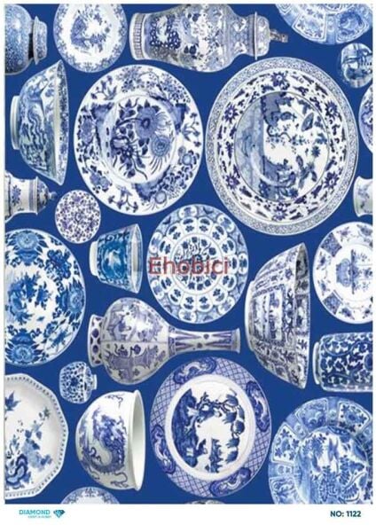 Diamond Pirinç Dekopaj Kağıdı - 1122