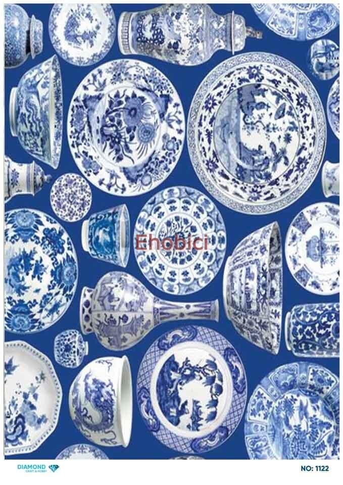 Diamond Pirinç Dekopaj Kağıdı - 1122