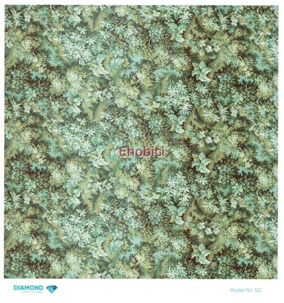 Diamond Pirinç Dekopaj Kağıdı - 122 - 30x30