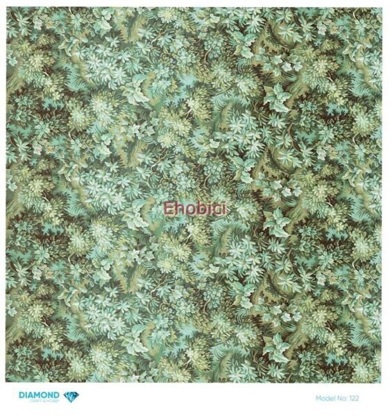 Diamond Pirinç Dekopaj Kağıdı - 122 - 30x30