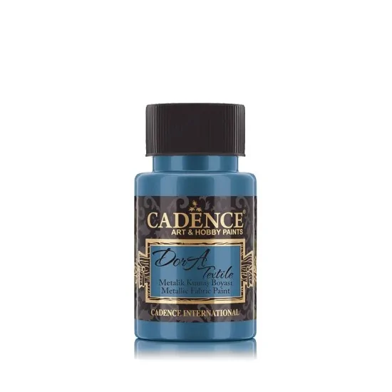 Cadence Dora Metalik Kumaş Boyası 1140 Petrol 50ml