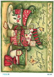 Diamond Pirinç Dekopaj Kağıdı - 1123