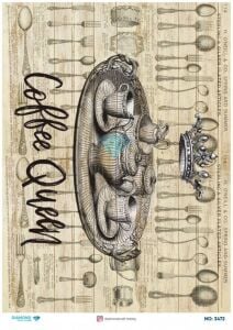 Diamond Pirinç Dekopaj Kağıdı - 3472