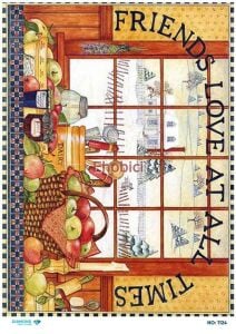 Diamond Pirinç Dekopaj Kağıdı - 1124