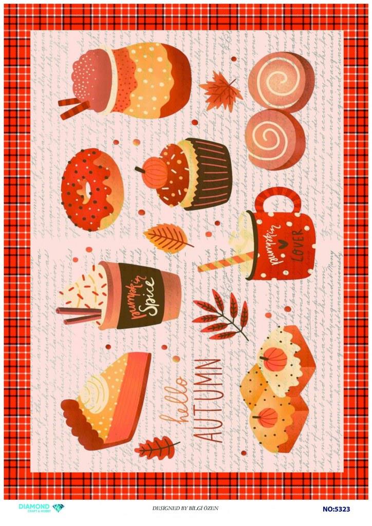 Diamond Pirinç Dekopaj Kağıdı - 5323