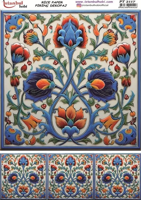 Pirinç Dekopaj Kağıdı 30x42cm PT-2117