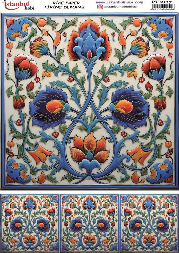 Pirinç Dekopaj Kağıdı 30x42cm PT-2117