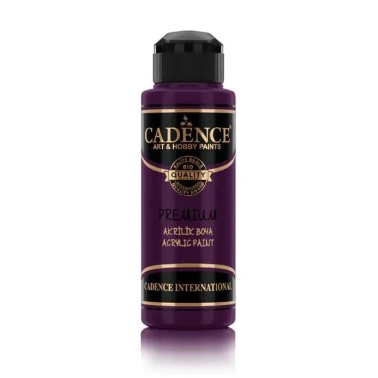 Cadence Akrilik Boya 7022 Patlıcan Ahşap Boyası 120ML