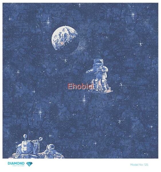 Diamond Pirinç Dekopaj Kağıdı - 125 - 30x30