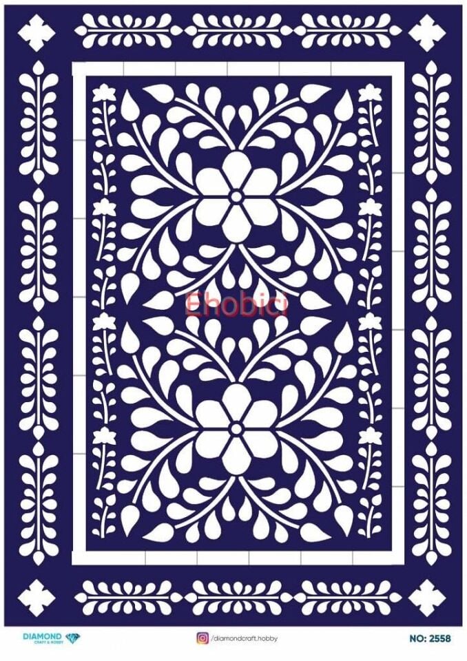 Diamond Pirinç Dekopaj Kağıdı - 2558