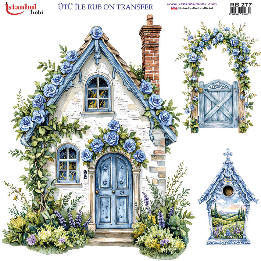 Ütü ile Rub On Transfer Kağıdı 30x30cm RB-277