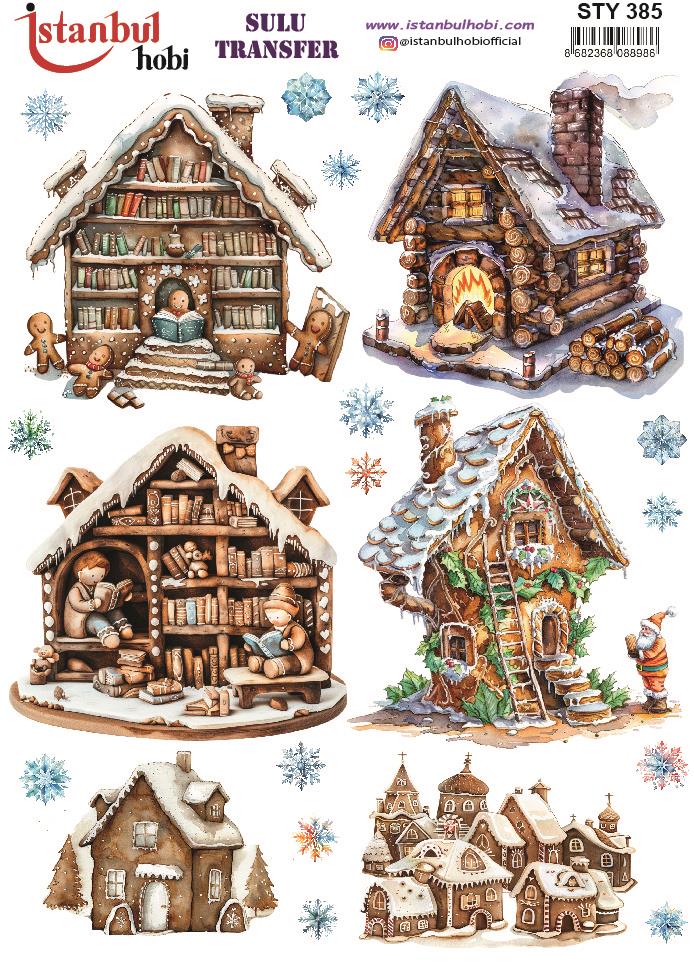 Yılbaşı Sulu Transfer 25x35cm STY385