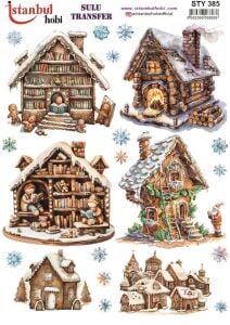 Yılbaşı Sulu Transfer 25x35cm STY385