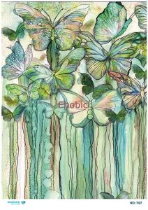 Diamond Pirinç Dekopaj Kağıdı - 1127