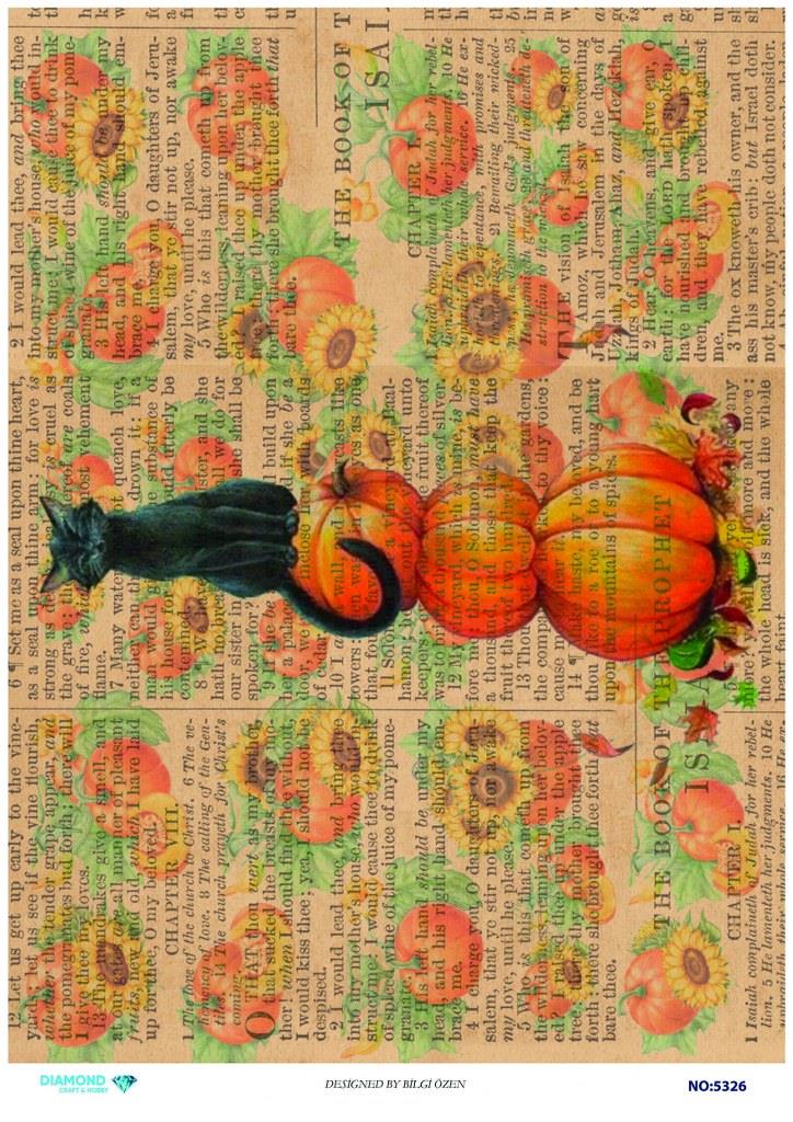 Diamond Pirinç Dekopaj Kağıdı - 5326