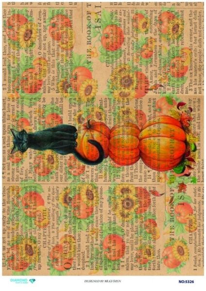 Diamond Pirinç Dekopaj Kağıdı - 5326