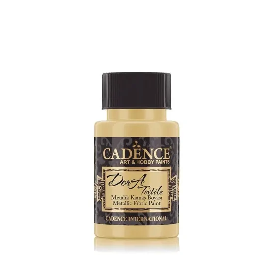 Cadence Dora Metalik Kumaş Boyası 1148 Beyaz Altın 50ml
