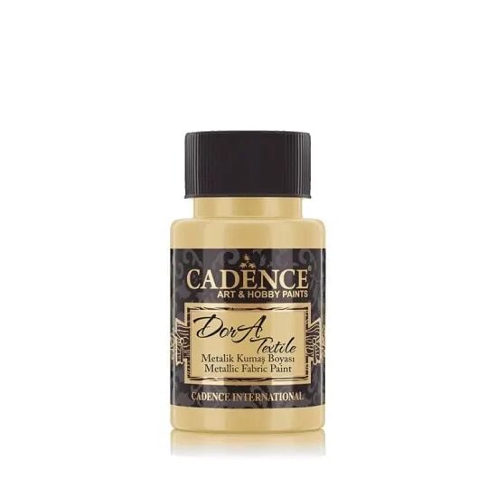 Cadence Dora Metalik Kumaş Boyası 1148 Beyaz Altın 50ml