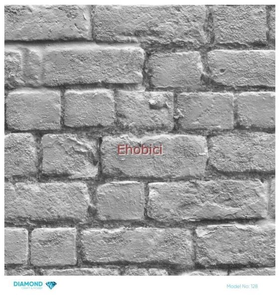 Diamond Pirinç Dekopaj Kağıdı - 128 - 30x30