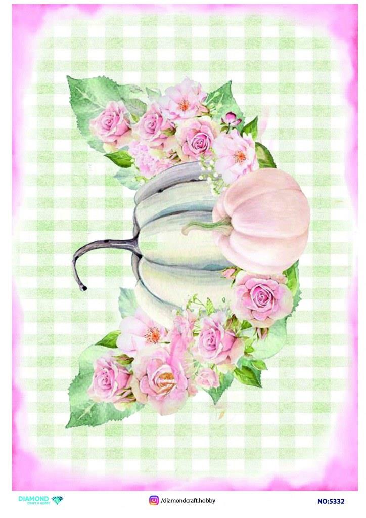 Diamond Pirinç Dekopaj Kağıdı - 5332