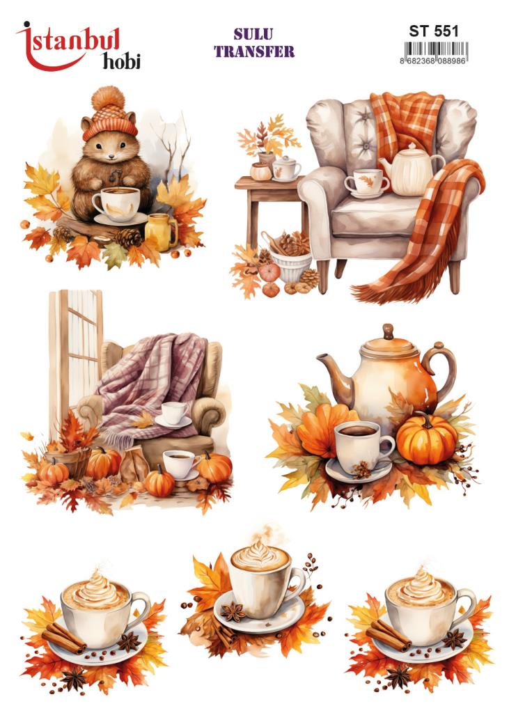 Sulu Transfer Kağıdı 25x35cm ST-551