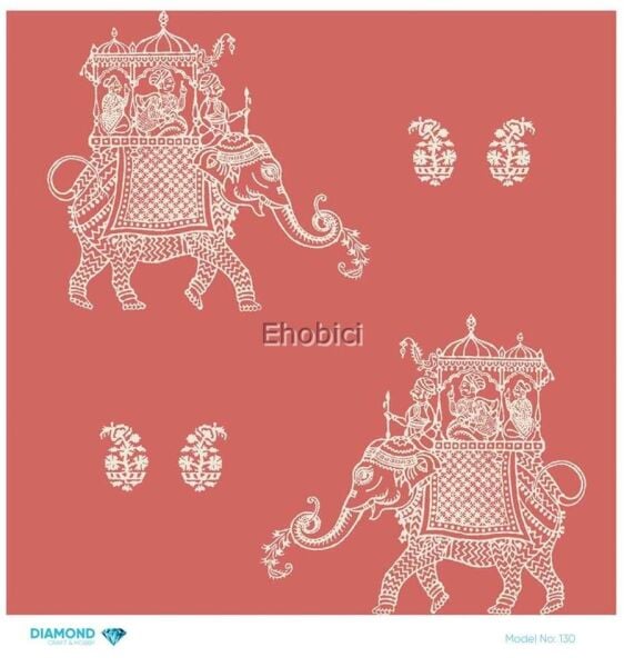 Diamond Pirinç Dekopaj Kağıdı - 130 - 30x30