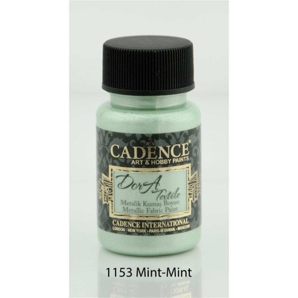 Cadence Dora Metalik Kumaş Boyası 1153 Mint 50ml